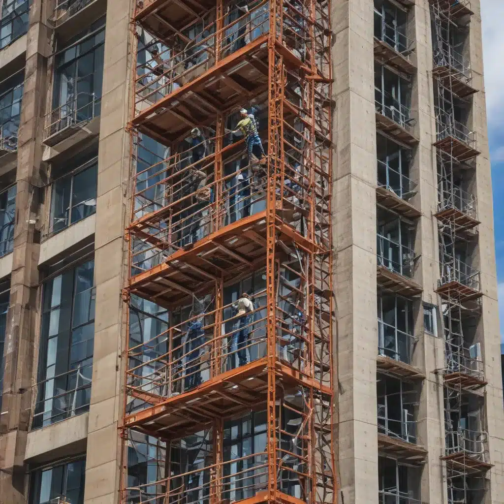 Climbing to New Heights with Safe, Custom Scaffolds Climbing to New Heights with Safe, Custom Scaffolds