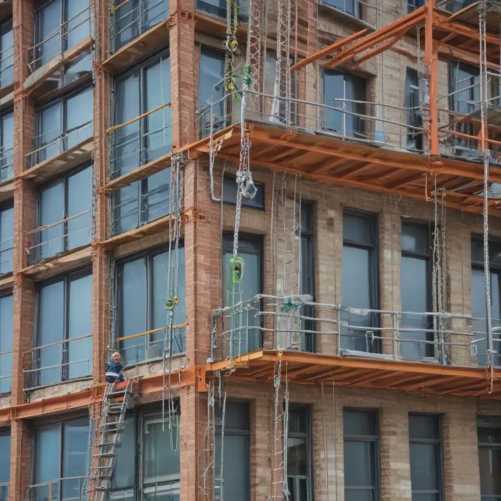 Hoist Solutions for Lifting Materials Onto Scaffolds