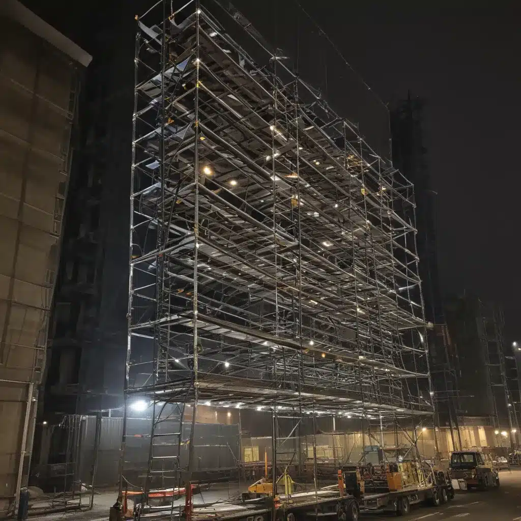 Lighting the Way to Safer Night Scaffolding Work